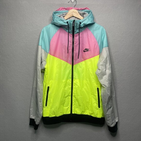 Nike Other - Nike Sportswear Heritage Colorblock Windbreaker Jacket L Multicolor L